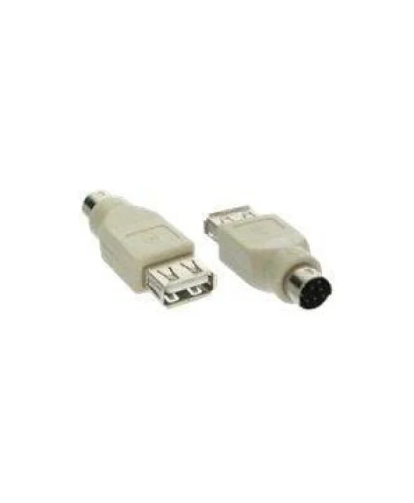 Usb Usb Μετατροπέας PS/2 male σε PS/2 female Λευκό 1τμχ 12.99.1072