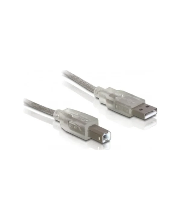 DeLock USB 2.0 Cable USB-A male - USB-B male 0.5m (82057)