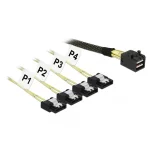 Delock Cable Mini Sas Hd Sff-8643 > 4 X Sata 7 Pin 1 M 83393 - Image 2