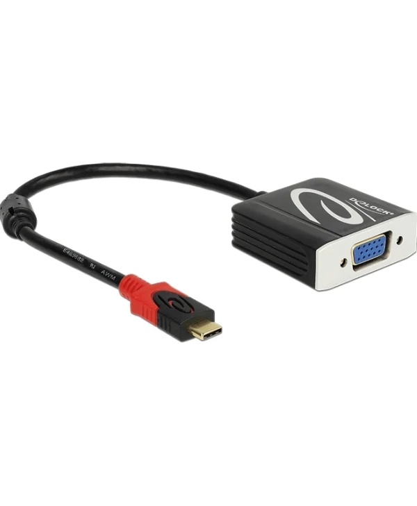 DeLock Μετατροπέας USB-C male σε VGA female 1τμχ 62994