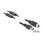 DeLock USB 3.1 Cable USB-B male - USB-A male Μαύρο 10m 85380