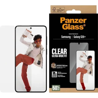 PanzerGlass Ultra-wide Fit Tempered Glass (Galaxy S26+) PG64161