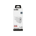 SBS Φορτιστής Χωρίς Καλώδιο με Θύρα USB-C 20W Power Delivery Λευκός (TETR1CPD20) - Image 2