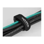DeLock Velcro Δεματικά Καλωδίων 190x25mm Μαύρο 5τμχ 19531 - Image 2