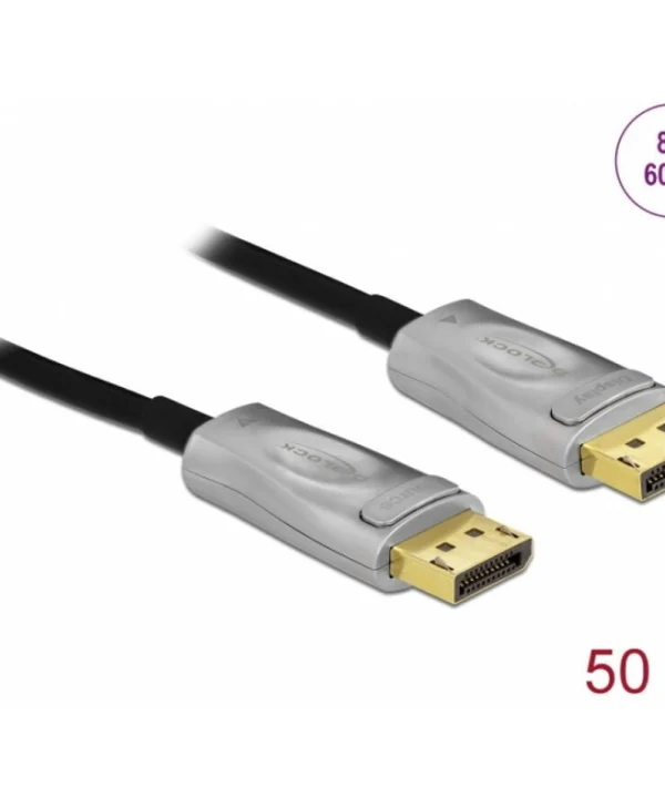 Delock Active Displayport Cable V1.4 8k60hz/4k144hz T-t 50m Delock 84140