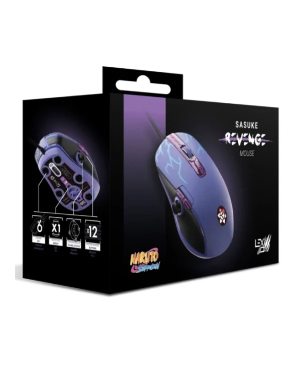 Lexip Sasuke - Naruto Shippuden Gaming Ποντίκι Μωβ TSXLXMS0001