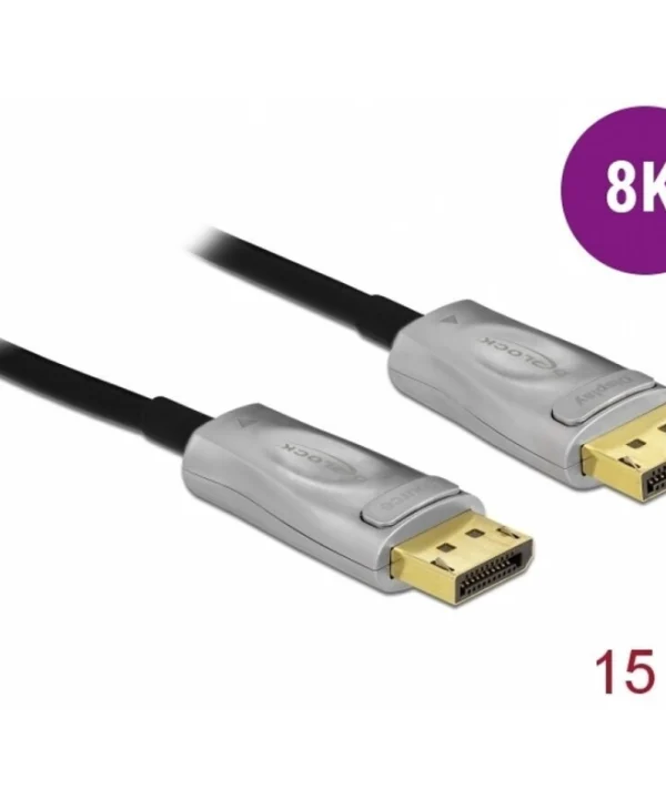 Delock Active Displayport Cable V1.4 8k60hz/4k144hz T-t 15m Delock 85886