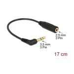 DeLock Μετατροπέας 3.5mm male σε 2.5mm female (65675)