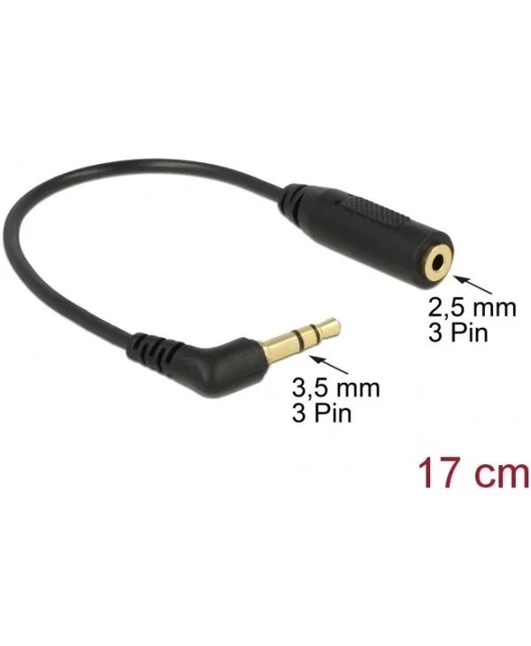 DeLock Μετατροπέας 3.5mm male σε 2.5mm female (65675)