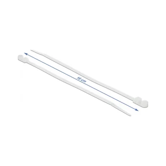 DeLock Δεματικά Καλωδίων 160x4.8mm Λευκό 10τμχ 18944