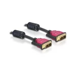 DeLock Cable DVI-D male - DVI-D male 3m Μαύρο (84346)