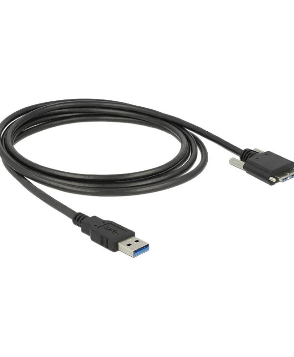 DeLock Regular USB 3.0 to micro USB Cable Μαύρο 3m (83599)