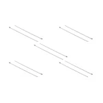 DeLock Μεταλλικά Δεματικά Καλωδίων 500x4.6mm Ασημί 10τμχ 18770 - Image 3