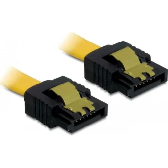 DeLock 7-Pin SATA III - 7-Pin SATA III Cable 0.7m Κίτρινο (82481)