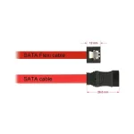 DeLock 7-Pin SATA III - 7-Pin SATA III Cable 50cm Κόκκινο (83835) - Image 3