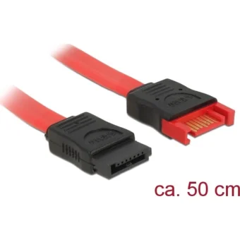 DeLock 7-Pin SATA III - 7-Pin SATA III Extension Cable 0.2m Κόκκινο (83952)