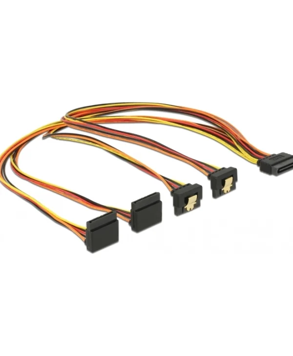DeLock 15-Pin SATA III - 15-Pin SATA III Cable 0.3m Πολύχρωμο (60154)