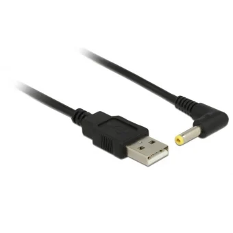 DeLock USB 2.0 Cable USB-A male - 4.0x1.7 mm 90° Μαύρο 1.5m (85544)