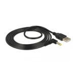 DeLock USB 2.0 Cable USB-A male - 4.0x1.7 mm 90° Μαύρο 1.5m (85544) - Image 2