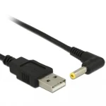 DeLock USB 2.0 Cable USB-A male - 4.0x1.7 mm 90° Μαύρο 1.5m (85544) - Image 3