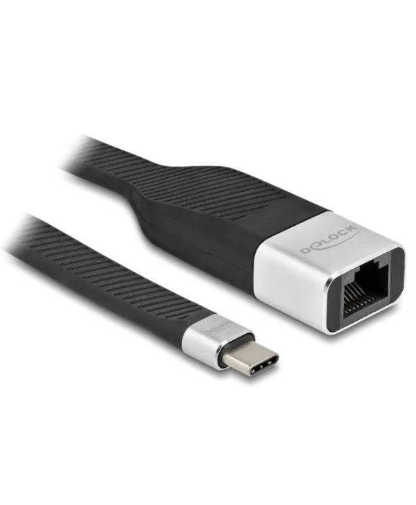DeLock Μετατροπέας USB-C male σε RJ-45 female 1τμχ 86936