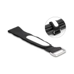 DeLock Velcro Δεματικά Καλωδίων 203x20mm Μαύρο 5τμχ 19606