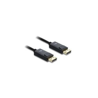 DeLock Cable DisplayPort male - DisplayPort male 2m Μαύρο (81672)