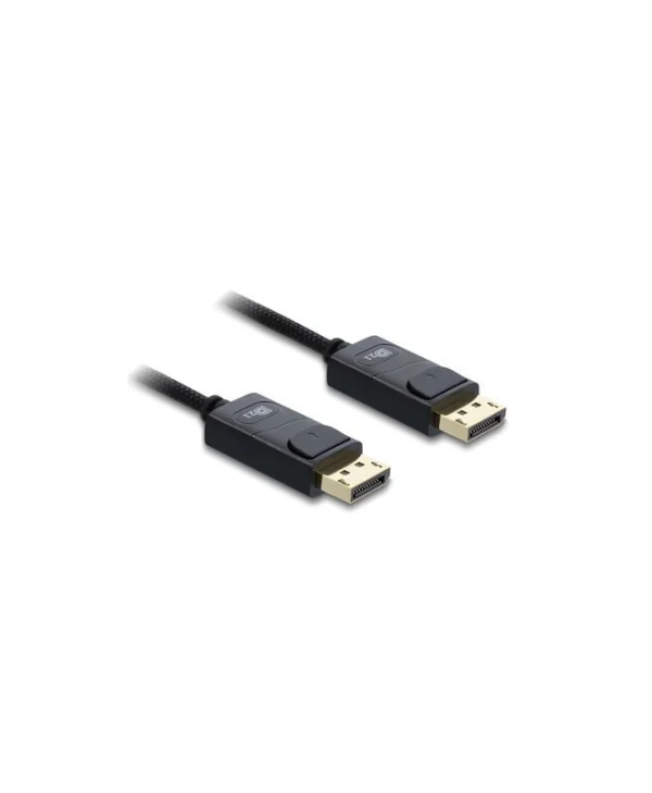 DeLock Cable DisplayPort male - DisplayPort male 2m Μαύρο (81672)