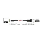 DeLock Μετατροπέας USB-C male σε Serial male 1τμχ 63908 - Image 4