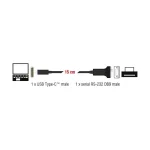 DeLock Μετατροπέας USB-C male σε Serial male 1τμχ 63908 - Image 6
