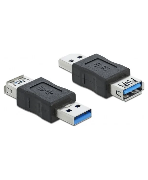 DeLock Μετατροπέας USB-A male σε USB-A female (66497)