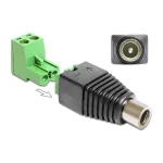DeLock Βύσμα DC female Μαύρο 65423