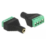 DeLock Βύσμα 3.5mm Jack female Μαύρο 65457 - Image 2