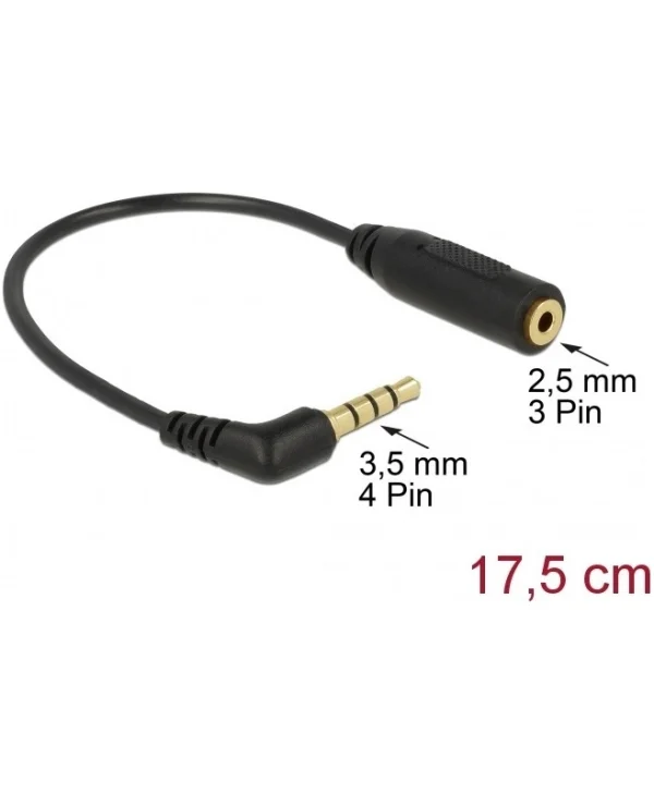 DeLock Μετατροπέας 3.5mm male σε 2.5mm female (65673)