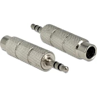 DeLock Μετατροπέας 3.5mm male σε 6.3mm female Ασημί 1τμχ 65548