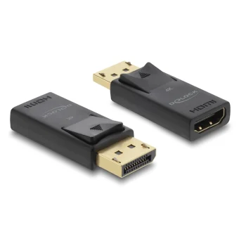 DeLock Μετατροπέας DisplayPort male σε HDMI female 4τμχ 61086