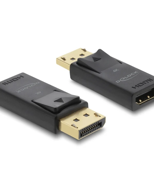 DeLock Μετατροπέας DisplayPort male σε HDMI female 4τμχ 61086