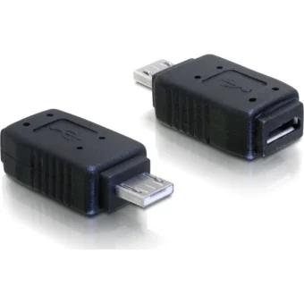 DeLock micro USB-A male - micro USB-AB female (65032)