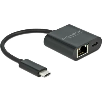 DeLock 66644 USB-C Αντάπτορας Δικτύου για Ενσύρματη σύνδεση Gigabit Ethernet