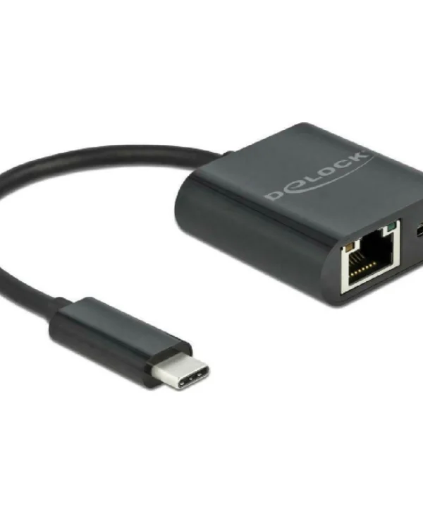 DeLock 66644 USB-C Αντάπτορας Δικτύου για Ενσύρματη σύνδεση Gigabit Ethernet