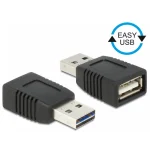 DeLock Μετατροπέας USB-A male σε USB-A female (65520)