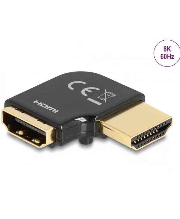 DeLock Μετατροπέας HDMI male σε HDMI male Χρυσό 1τμχ 60018