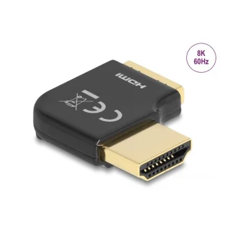 DeLock Μετατροπέας HDMI male σε HDMI male Χρυσό 1τμχ 60015