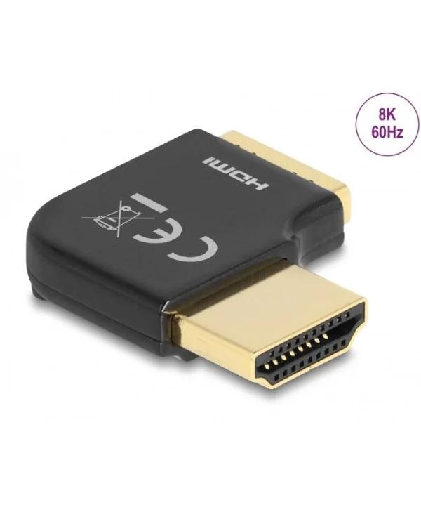 DeLock Μετατροπέας HDMI male σε HDMI male Χρυσό 1τμχ 60015