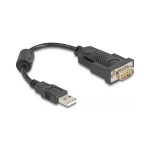 Delock Adapter Usb 2.0 > Serial Rs-232 Db9 0.25m 61549