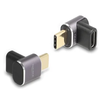 DeLock Μετατροπέας USB-C male σε USB-C female Γκρι 1τμχ 60059
