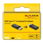 DeLock Μετατροπέας DisplayPort male σε USB-C female 4τμχ 61078 - Image 2
