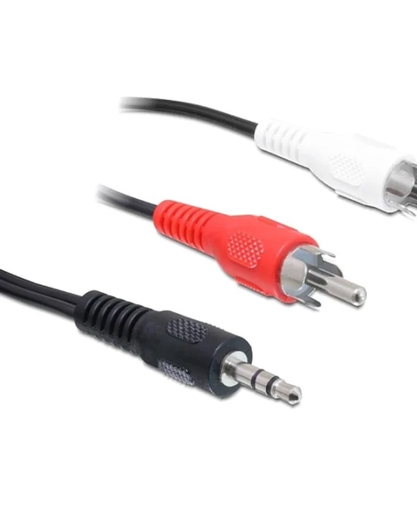 DeLock Cable 3.5mm male - 2x RCA male 3m (84942)