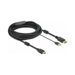 DeLock 4K 30Hz Cable DisplayPort male - HDMI male 7m Μαύρο (85967)