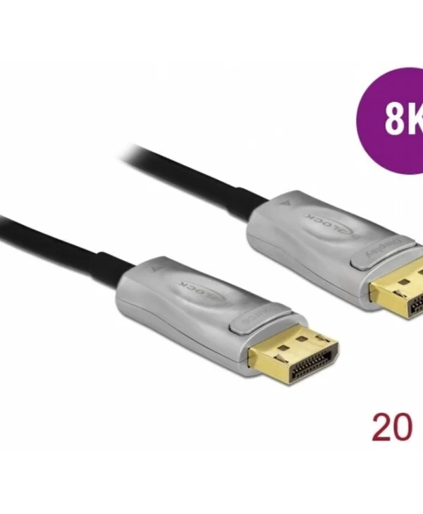 Delock Active Displayport Cable V1.4 8k60hz/4k144hz T-t 20m Delock 85887